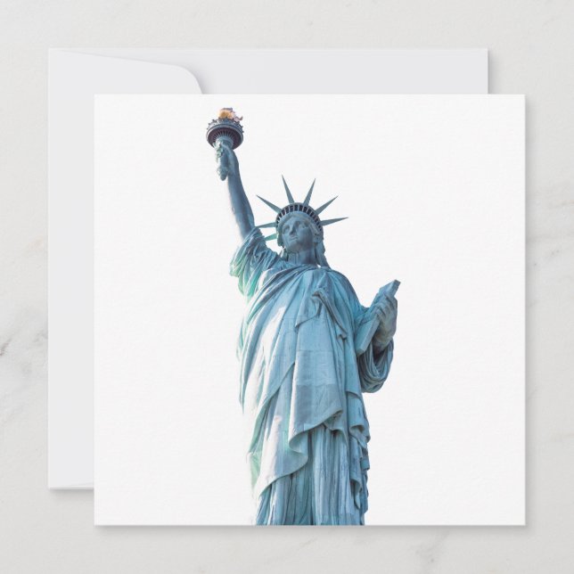Cartão Estátua da liberdade  (Frente)