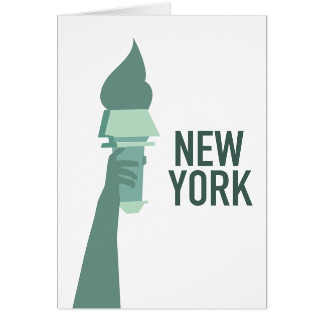 Cartão Estátua da Liberdade de Nova York (Frente)