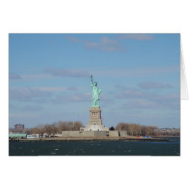 Cartão Estátua da Liberdade Ilha Ellis