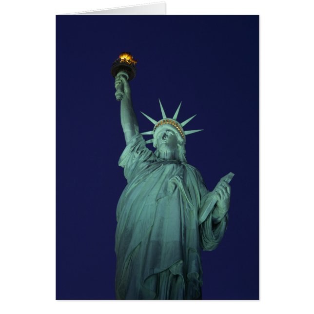 Cartão Estátua da liberdade, New York, EUA 6 (Frente)