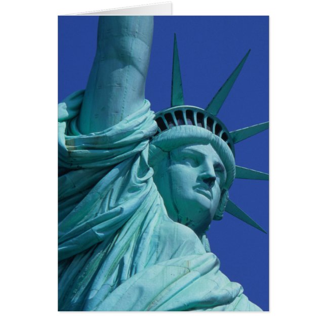 Cartão Estátua da liberdade, New York, EUA 8 (Frente)