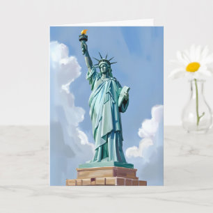 Cartão Estátua da Liberdade Nova York