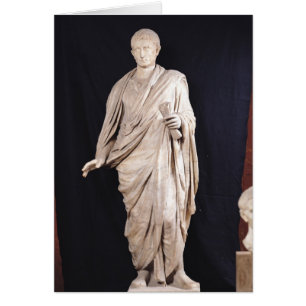 Cartão Estátua de Caesar Augustus