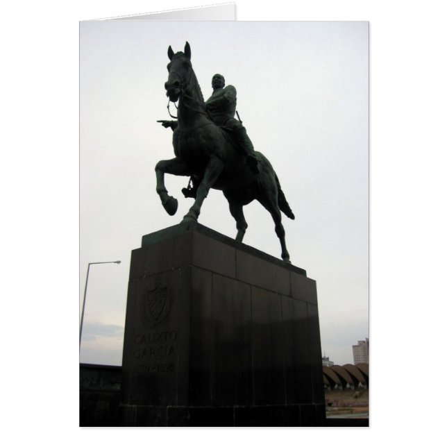Cartão estátua de cavalo havana (Frente)