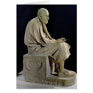 Cartão Estátua de Chrysippus o filósofo grego