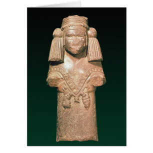 Cartão Estátua de Coatlicue, antiga terra e mãe