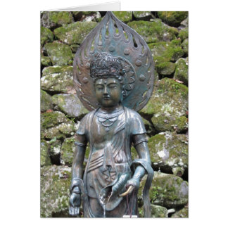 Cartão Estátua de Kannon (Kwan Yin) no Monte Kurama ~