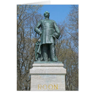 Cartão Estátua de Roon em Berlim