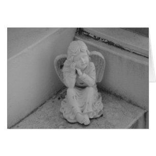 Cartão Estátua do anjo de Nova Orleães