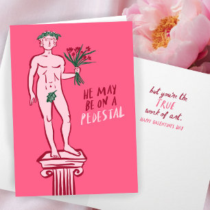 Cartão ESTATUA GALENTINE Dia dos Namorados Caprichosa Div
