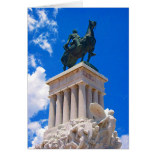 Cartão estátua havana
