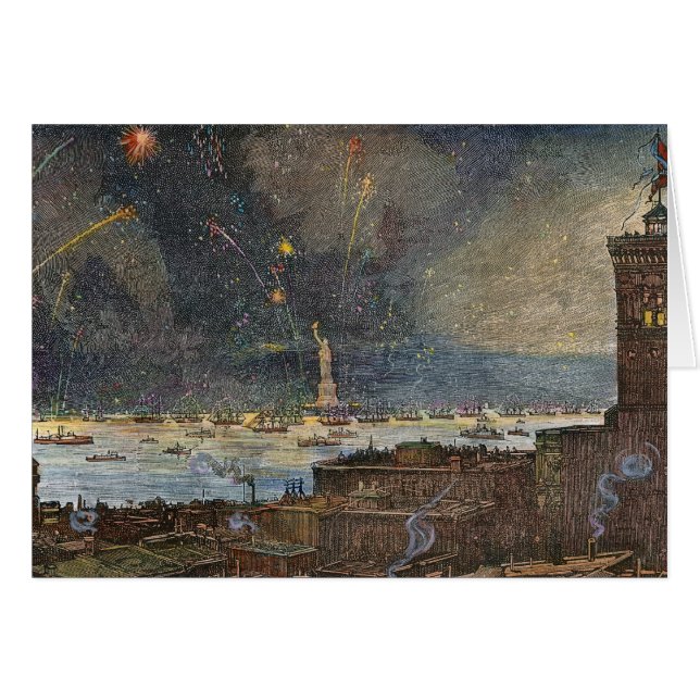 CARTÃO ESTATUTO DA LIBERDADE, 1886 (Frente horizontal)