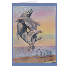 CARTÃO ESTATUTO DE DOLPHIN FAMILIAR