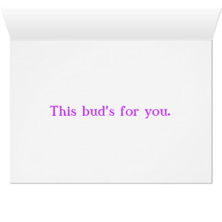 Cartão Este botão para você