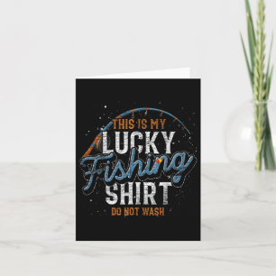 Cartão Este É Meu Camisa De Pesca De Luz O Pescador Engra