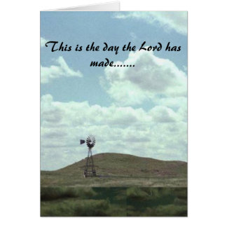 Cartão Este é o dia