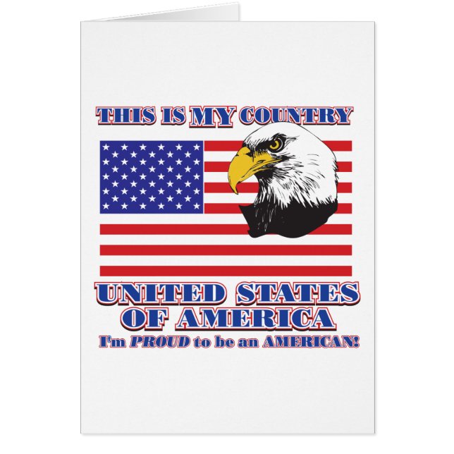 Cartão Este é o meu país (Frente)