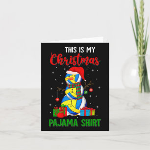 Cartão Este É O Meu Papais noeis De Natal Do Pajama