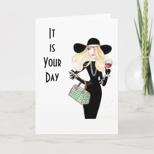 CARTÃO ESTE É O SEU DIA "CELEBRE O SEU ANIVERSÁRIO" (Frente)