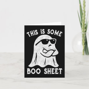 Cartão Este É Um Brinde De Boo Sheet Halloween.