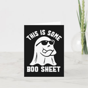 Cartão Este É Um Folheto De Boo Halloween Ghost Engraçado