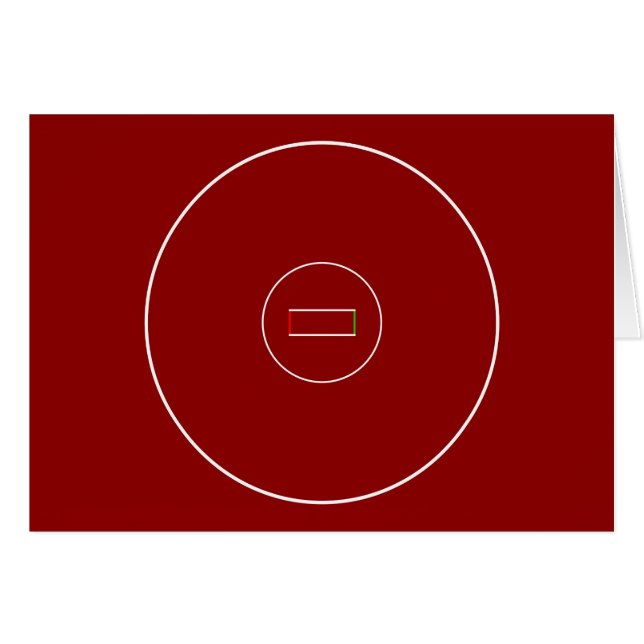 Cartão Esteira de luta (Frente Horizontal)