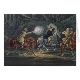 Cartão Esteja e entregue, aquatinted por E. Duncan