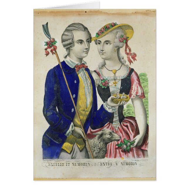 Cartão Estelle e Nemorin (Frente)