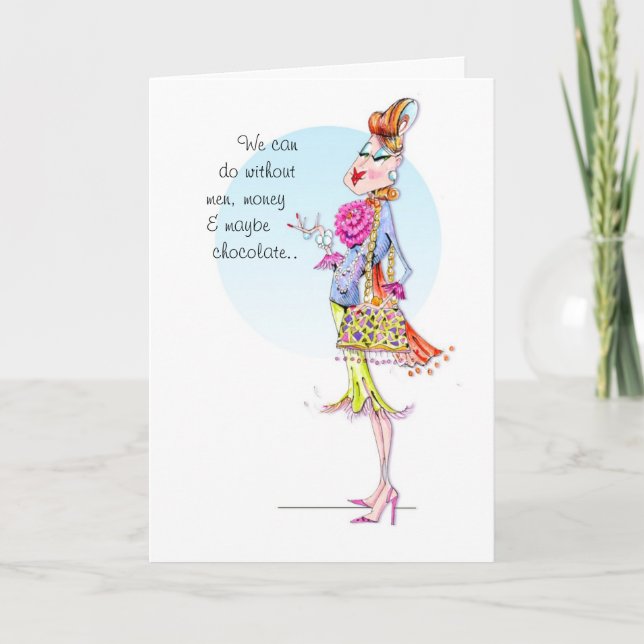 Cartão Estelle tells it like it is greeting cards... (Frente)