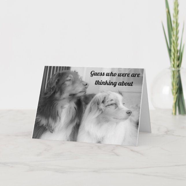 CARTÃO ESTES 2 **BELEZAS** DIZEM "FELIZ ANIVERSÁRIO" PARA (Frente)