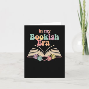 Cartão Estética da Era Booky - Design de Lover de Leitura