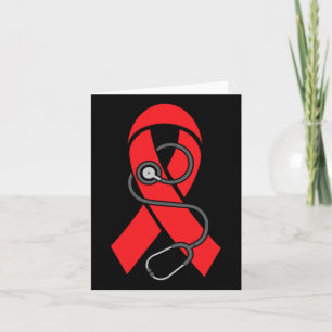 Cartão Estetoscópio - Anemia das Células Falsiformes