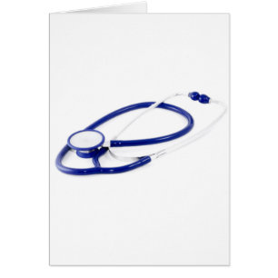 Cartão Estetoscópio clínico