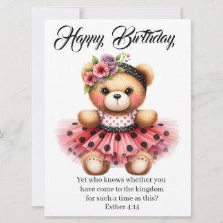 Cartão Esther 4:14 Birthday Card