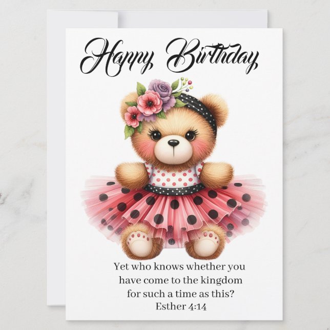 Cartão Esther 4:14 Birthday Card (Frente)