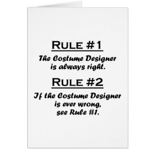 Cartão Estilista da regra