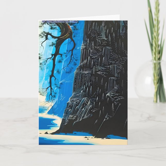 Cartão Estilo artístico de Eyvind Earle (Frente)