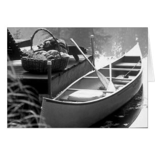 CARTÃO ESTILO DE CANOA "PARABÉNS"