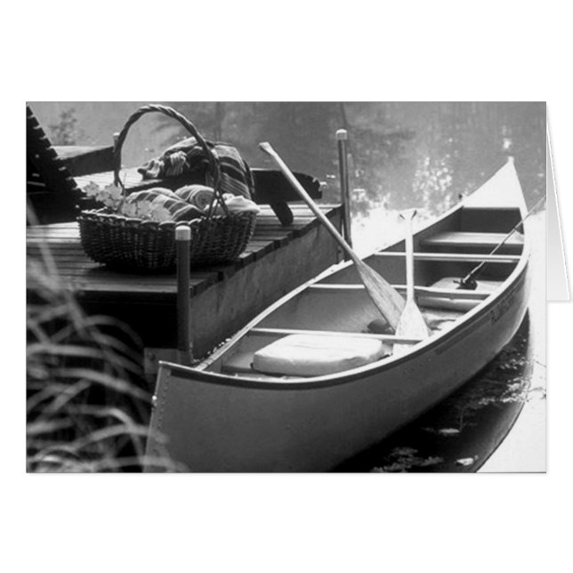 CARTÃO ESTILO DE CANOA "PARABÉNS" (Frente Horizontal)