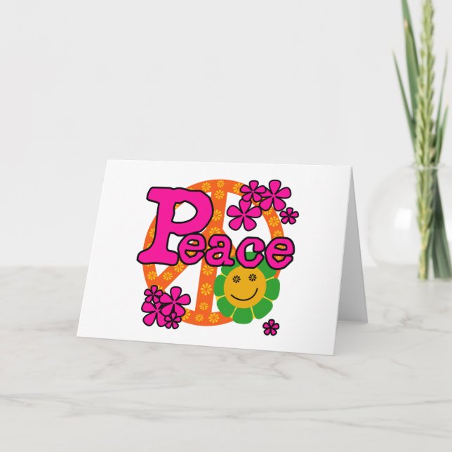 Cartão Estilo de Paz dos 60 (Frente)
