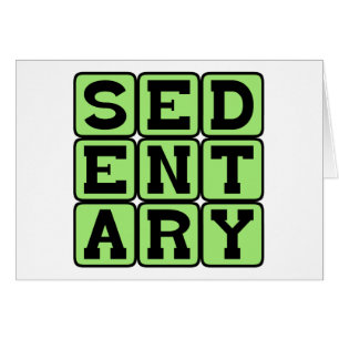 Cartão Estilo de Vida Sedentário e Lenta