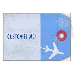 Cartão Estilo do Tag da bagagem