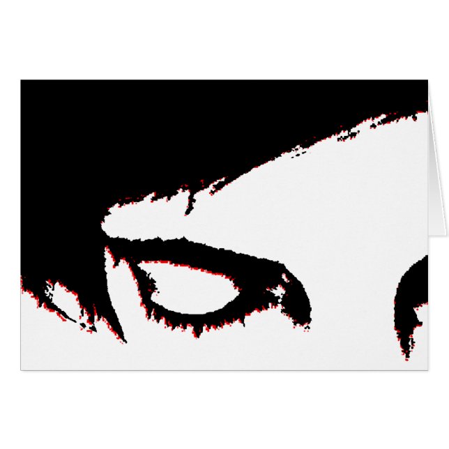 Cartão estilo emo (Frente horizontal)