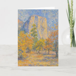 Cartão Estilo Impressionista 'El Capitan do Vall Yosemite