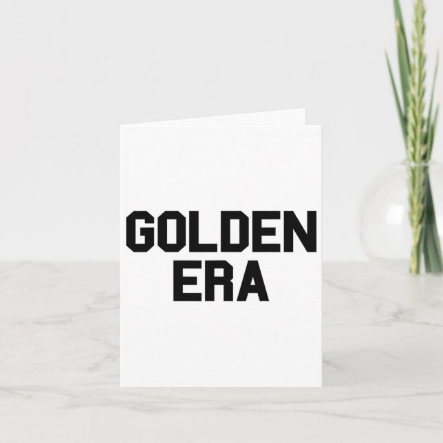 Cartão Estilo Retro da Era do ouro Antigo Trabalho de Con (Frente)