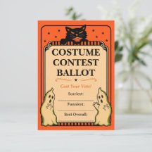 Estilo Retro de Decoração de Halloween 2 Votação d