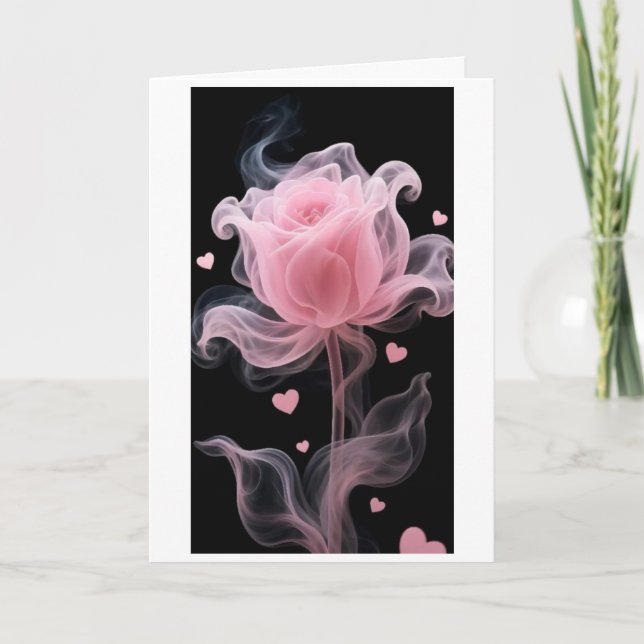 cartão estilo rosa rosa (Frente)