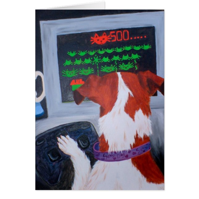 Cartão Estimulação mental da necessidade de Jack Russels (Frente)