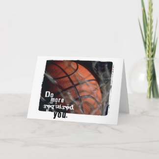 Cartão estímulo ao basquete
