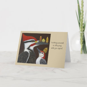 Cartão Estou ansioso para comprar com você de novo, cartã